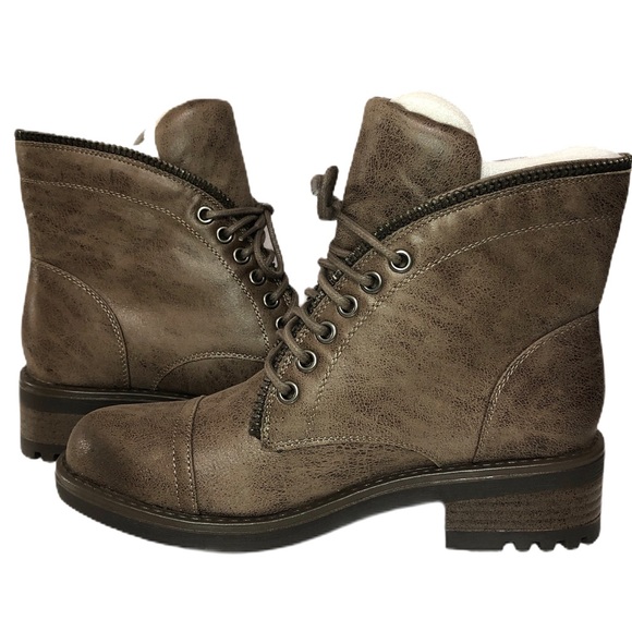 Carlos Santana Simone Motorcycle Boot Taupe Sz 6M - Picture 2 of 9